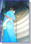 Heating coil testing using ultrasonics